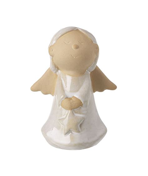HEAVEN SENDS FIGURA KERAMIČNA ANGEL Z ZVEZDICO