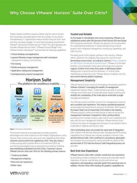 Image result for VMware View vs Citrix