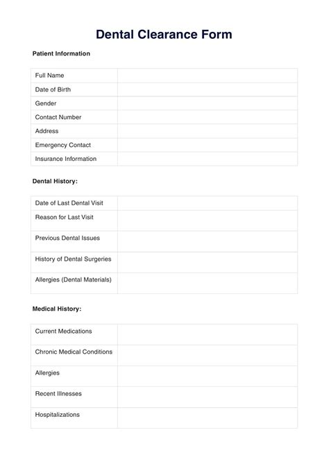 Sample Letter Of Dental Clearance For Surgery at Claire Haswell blog