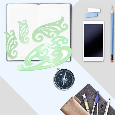 Buy Utoolmart French Curve Ruler Set,Plastic Measuring Templates ...