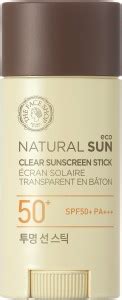 The Face Shop Sunscreen - SPF 50 PA+ Natural Sun Eco Clear Sunscreen ...