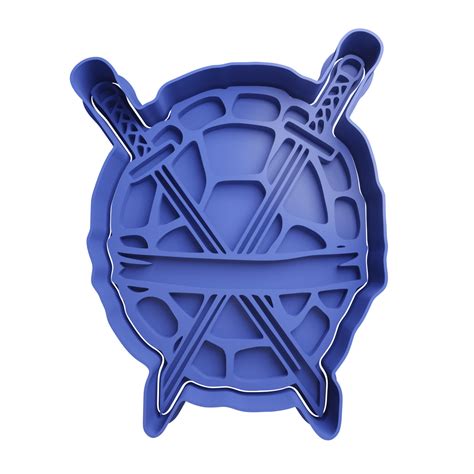Turtle Shell Leonardo Ninja Turtles Cookie Cutter STL - STL Cookie ...