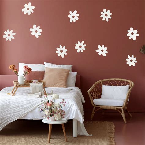 Blooming Elegance (SET OF 10) 3D Wall Daisy Flowers Wood Wall Decor – 7 ...
