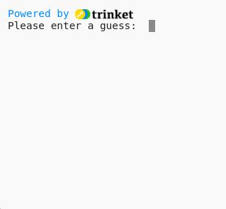 Trinket.io Python 的图像结果