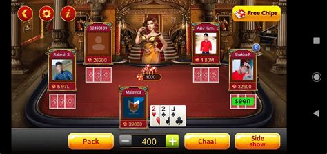 Spin Crush cash teenpatti challenges