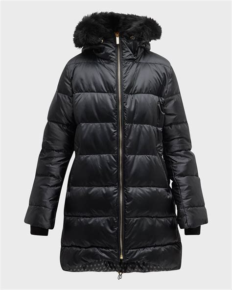 Gorski Apres-Ski Jacket w/ Detachable Lamb Shearling Trim | Neiman Marcus