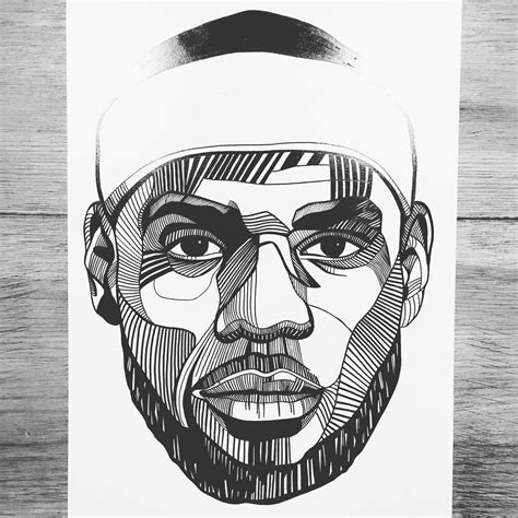 Lebron James Sketch Drawing