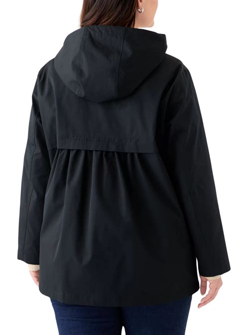 Crown & Ivy™ Plus Size Anorak Raincoat | Belk