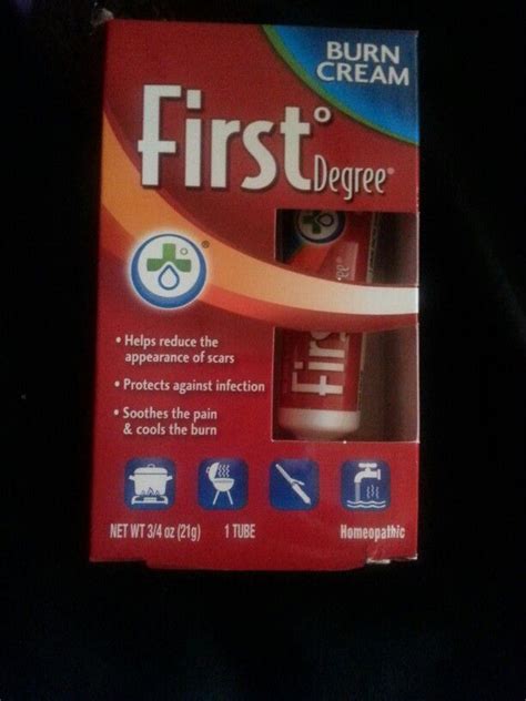 homeopathic burn cream