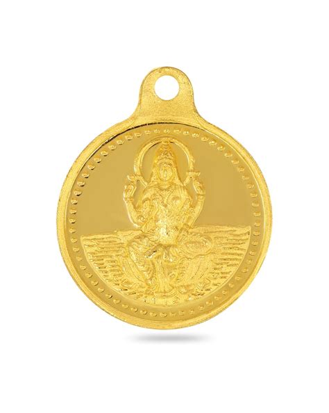 Buy BHIMA Jewels 24K (999) 2 gm Lakshmi Gold Coin Pendant at Amazon.in