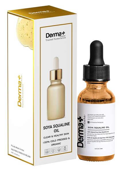 Buy Derma+ Cure Cold pressed Soya Squaline Oil | Anti Ageing | Remove ...
