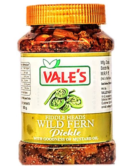 Kasrod Fiddle Heads Wild Fern Pickle (Lungri/Lungru ka Achaar) with ...