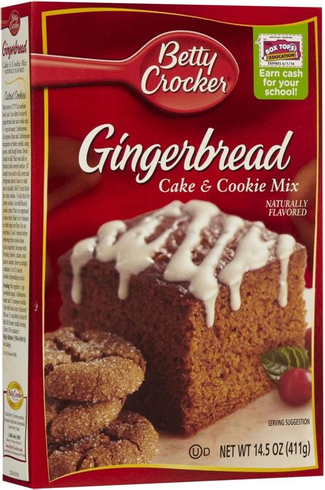 Amazon.com: Betty Crocker Gingerbread Cake & Cookie Mix, 14.5 oz