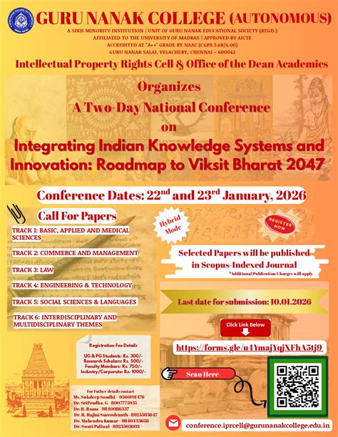 Two-day National Conference On Integrating Indian Knowledge Systems And ...