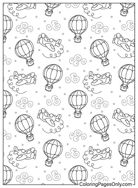 30 hot air balloon coloring pages free pdf printables - 31 Hot Air ...