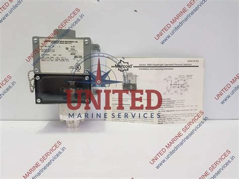 MERCOID OPERATED PRESSURE SWITCH 1006-W-A1-D | United Marine Services