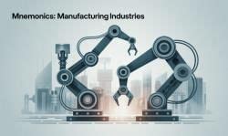 Mnemonics Manufacturing Industries - Social Studies (SST) Class 10 PDF