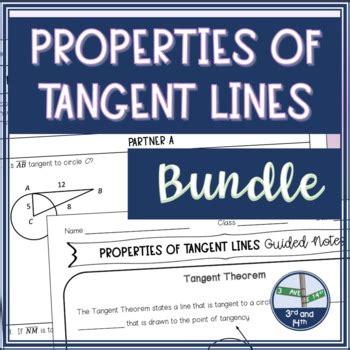 Image result for Tangent Line Circle Example Material
