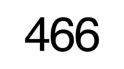 Numbers: Number 466