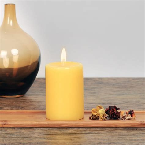 Buy Redolance Golden Haze Pillar Candle - 10 CM from Home Centre at ...