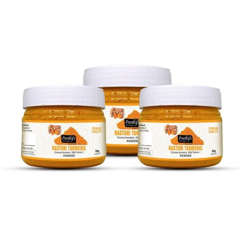 Kasturi Turmeric (Curcuma Aromatica) (Wild Turmeric ) Powder 300 gm ...