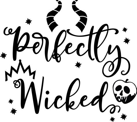 Perfectly wicked Svg, Disney svg, Disney Castle svg, Mickey | Inspire ...