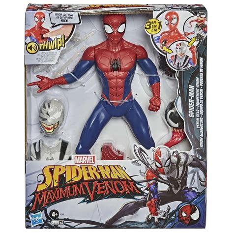 Marvel Spider-Man Maximum Venom: 12-Inch Venomized Spider-Man Action F ...