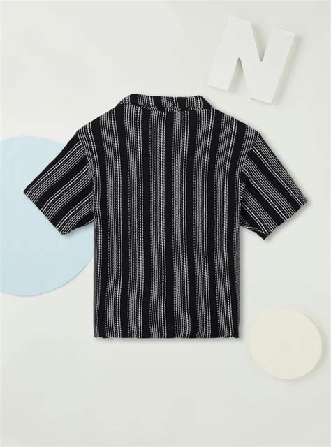 Buy Boys Striped Resort Shirt Online at just Rs. 549.0 - 1000015052554 ...