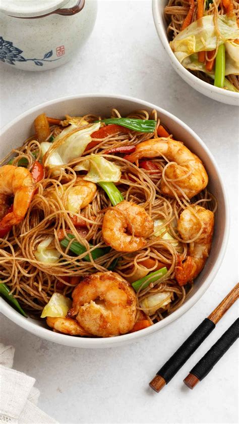Shrimp Mei Fun - Khin's Kitchen