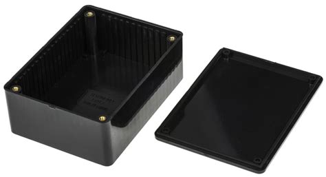 1591SBK Hammond | Hammond 1591 Series Black Flame Retardant ABS ...