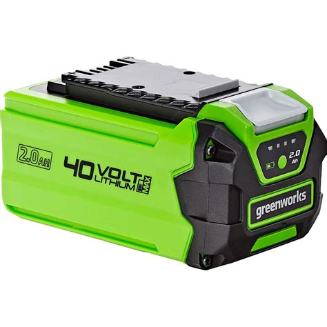 Greenworks G40B2 40v Cordless Li-ion Battery 2ah 2ah - Garden Equipment ...