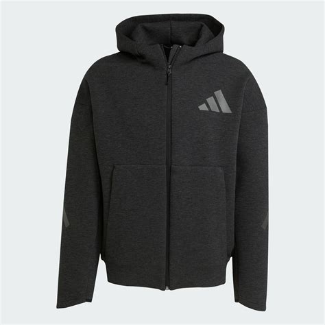 adidas Z.N.E. Premium Full-Zip Hoodie - Black | Free Shipping with adiClub