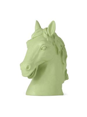 Buy Pure Home + Living Green Polyresin Horse Head Figurine Online