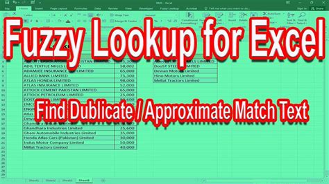 Image result for Fuzzy Lookup Add-In Excel