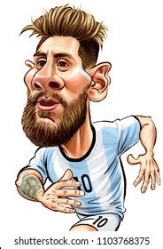 Image result for Messi Cartoon