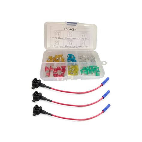 KOLACEN Automotive Car Truck Low-profile Mini Blade Type Fuse Assorted ...