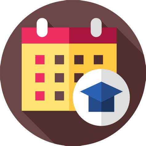 Semester Flat Circular Flat icon | Freepik