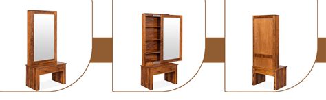 Devki Interiors Turner Solid Dressing Almirah Wooden Dressing Table ...