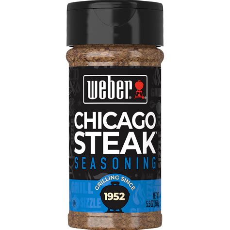 Weber Chicago Steak Seasoning 13 oz Shaker for Beef, Pork, Vegetables ...