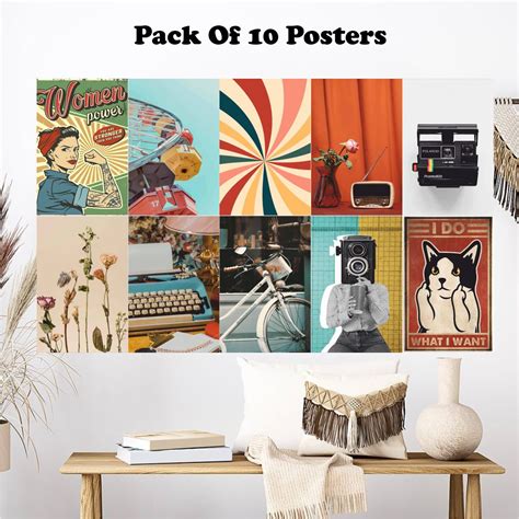 Retro posters A4 Size Set Of 10 – Printkarr