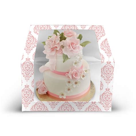 Buy Empty Cake Boxes,Wide Window Packaging Boxes Online – Schmancy