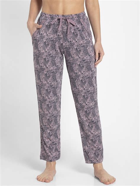Buy Jockey Relax Women Assorted Printed Modern Fit Lounge Pants ...