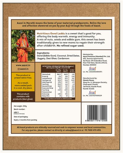 Nutritious Gond Laddu | Dink Ladoo | Healthy Sweets - Aazol: Home-grown ...