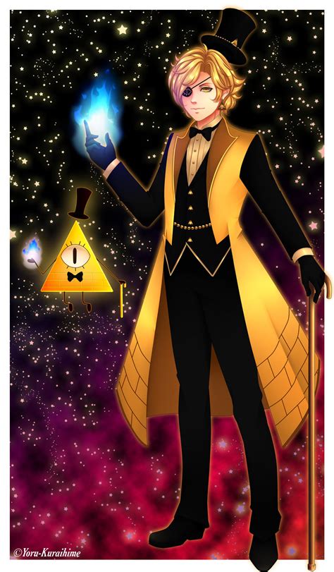 Bill Cipher Human by Yoru-Kuraihime on DeviantArt
