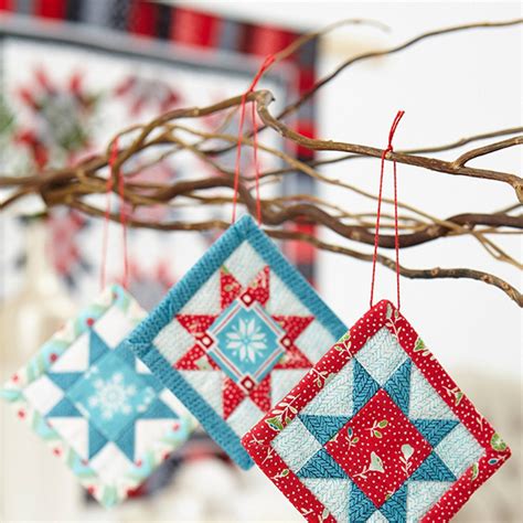 patchwork christmas ornaments patterns