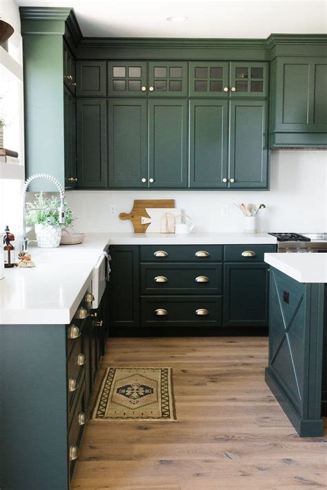 Green Kitchen With Dark Cabinets – Things In The Kitchen