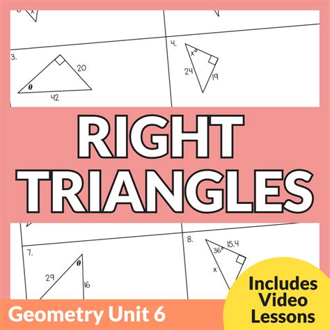 Image result for Geometry Right Triangles