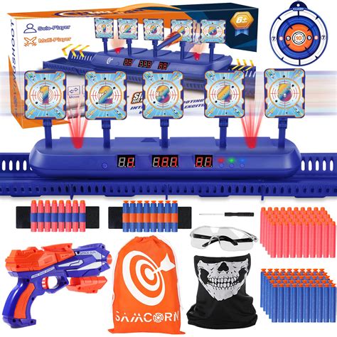 Buy Targets for Nerf , Moving Shooting Target Kit for Kids Practice ...
