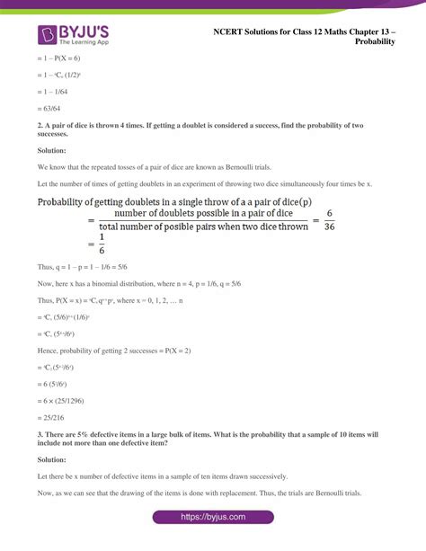 Image result for Probability Class 12 NCERT Solutions