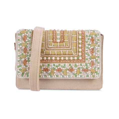 Buy Mochi Women Beige Ethnic-Wedding Clutches Online | SKU: 38-133-20 ...